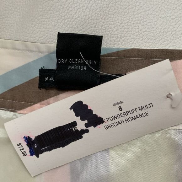 NWT Medison Studio Multicolor Pleated Women's Skirt Size 8 - Picture 8 of 9